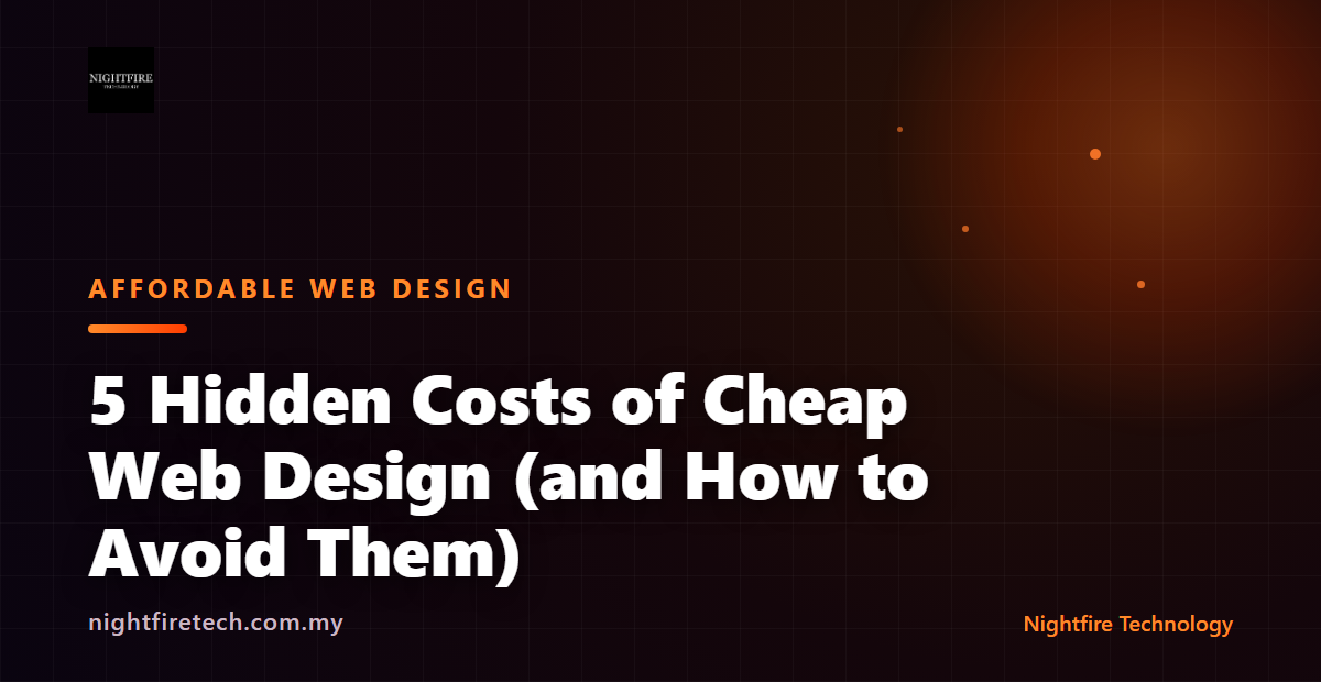 5 Hidden Costs of Cheap Web Design (and How to Avoid Them)