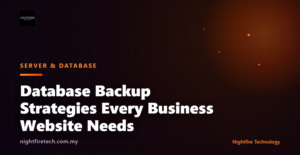 Database Backup Strategies Every Business Website Needs