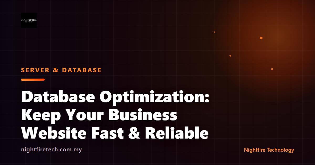Database Optimization: Keep Your Business Website Fast & Reliable