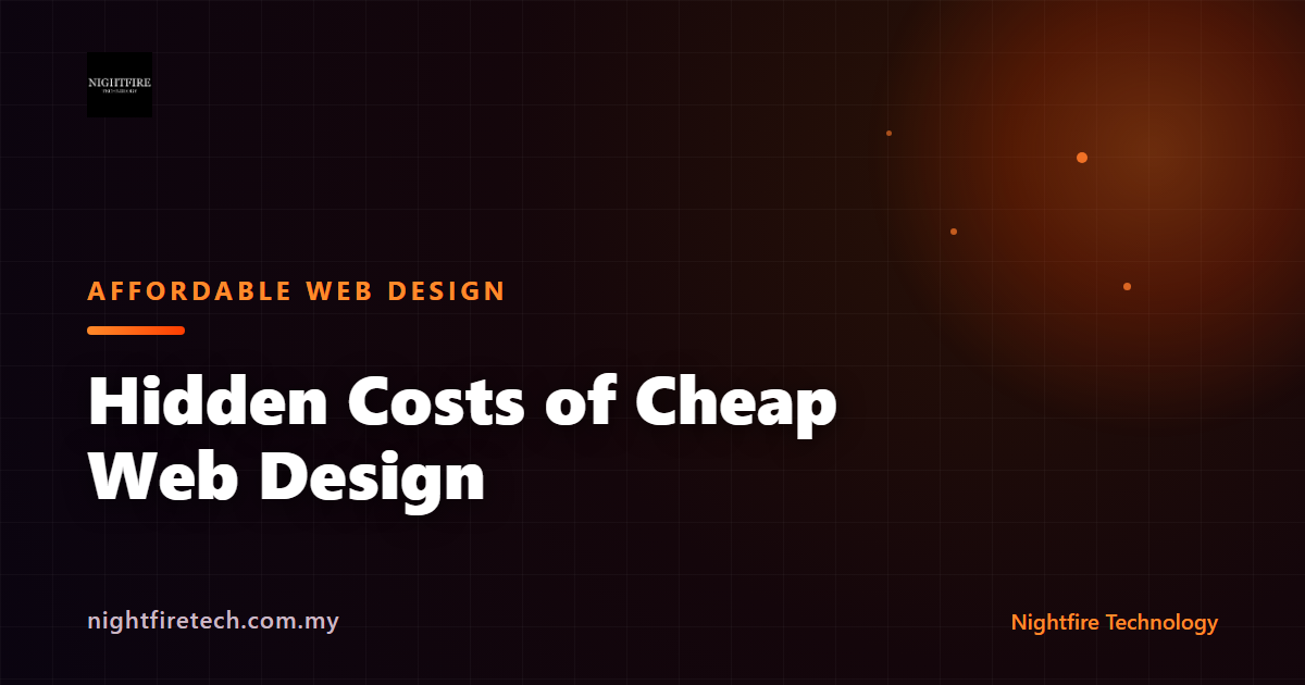 Hidden Costs of Cheap Web Design