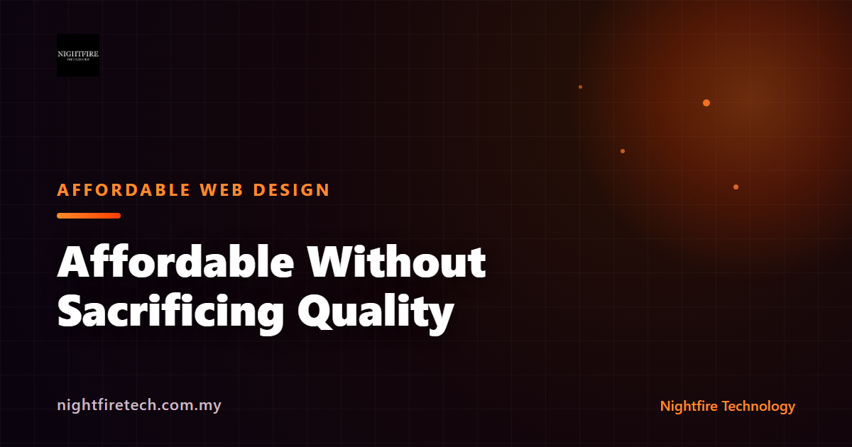 Affordable Without Sacrificing Quality