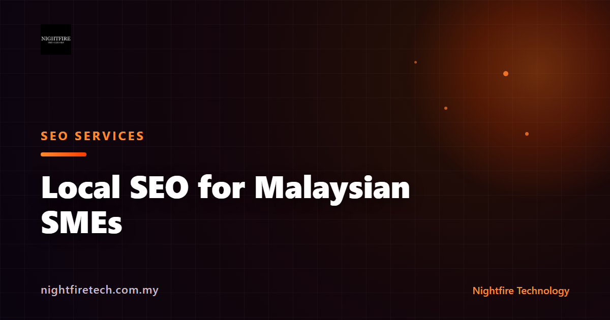 Local SEO for Malaysian SMEs