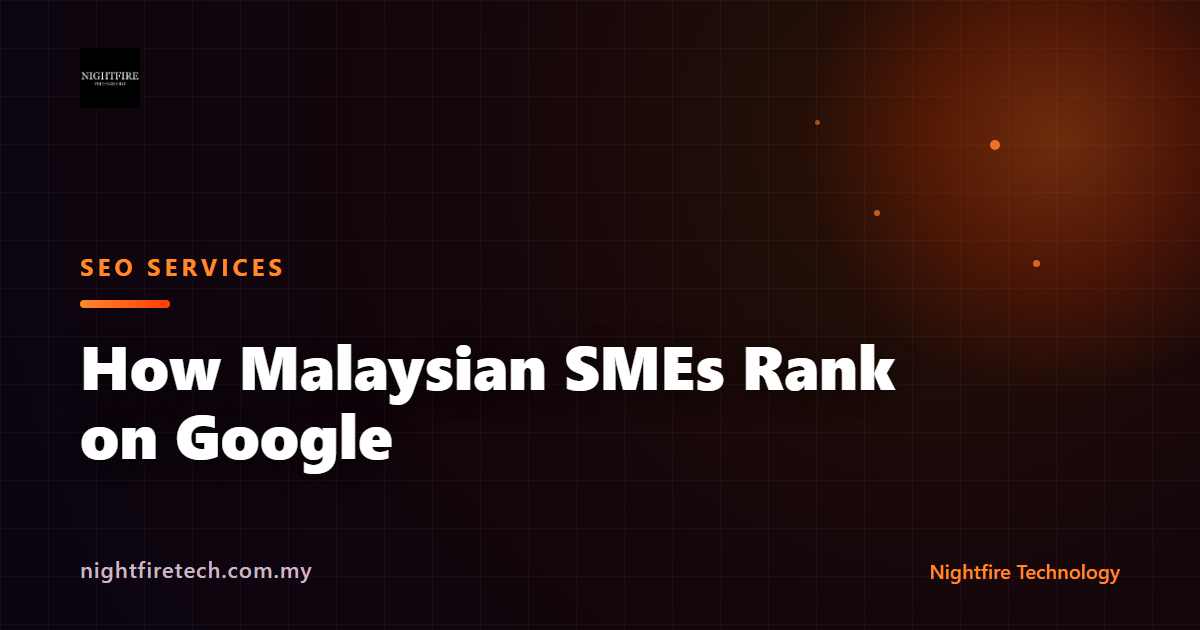 How Malaysian SMEs Rank on Google