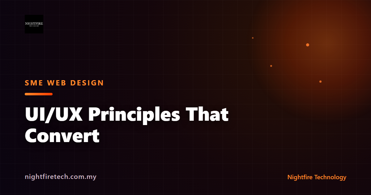 UI/UX Principles That Convert