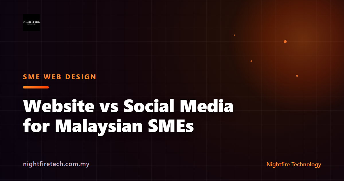 Website vs Social Media for Malaysian SMEs