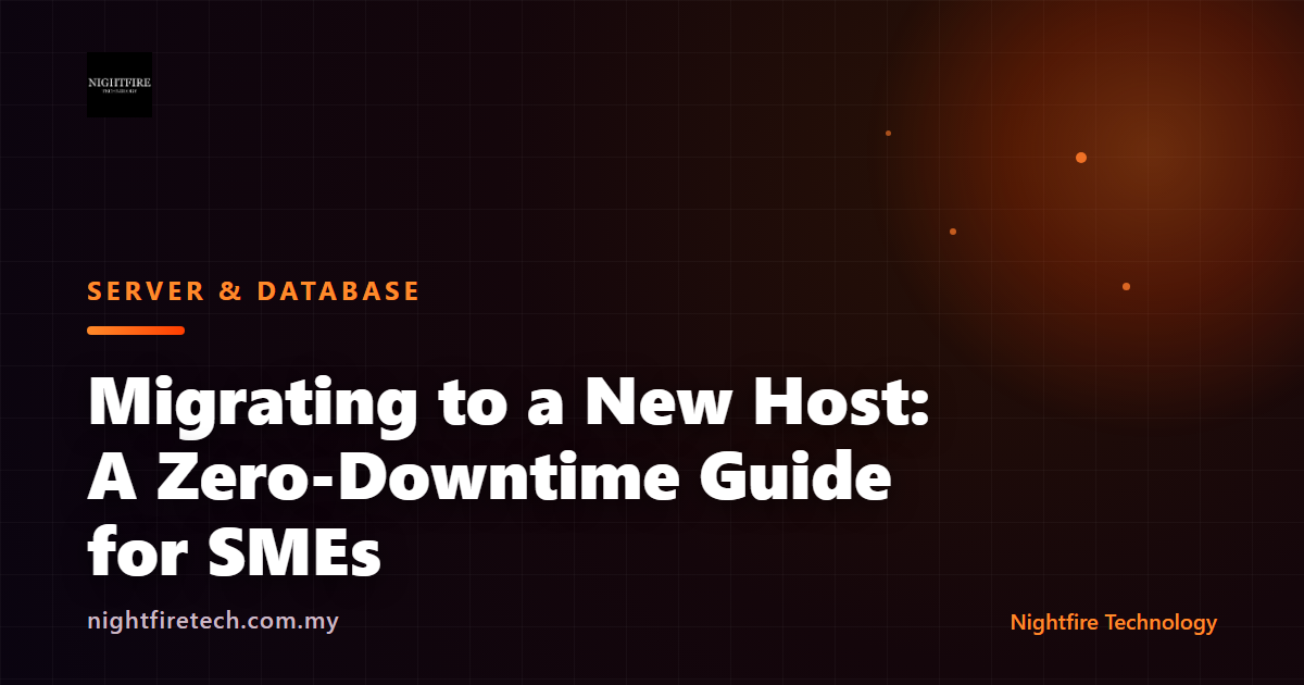 Migrating to a New Host: A Zero-Downtime Guide for SMEs