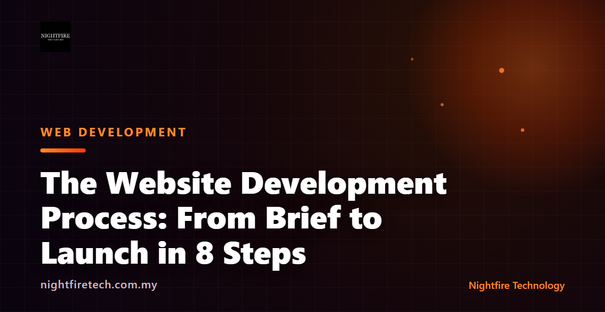 The Website Development Process: From Brief to Launch in 8 Steps