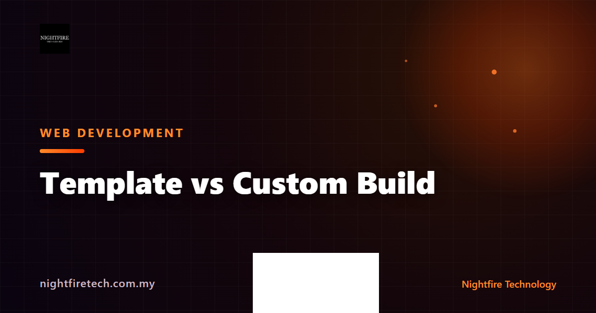 Custom web development services versus templates