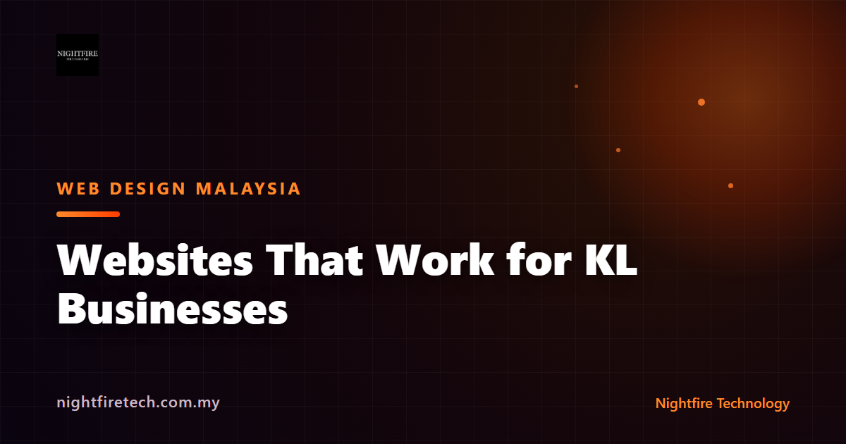 Web design for Kuala Lumpur businesses