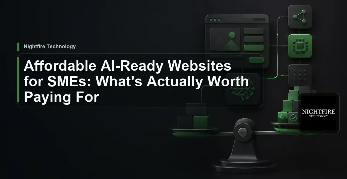Affordable AI-Ready Websites for SMEs: What’s Actually Worth Paying For