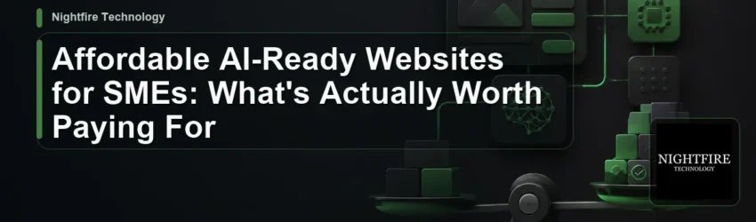 Affordable AI-Ready Websites for SMEs: What’s Actually Worth Paying For