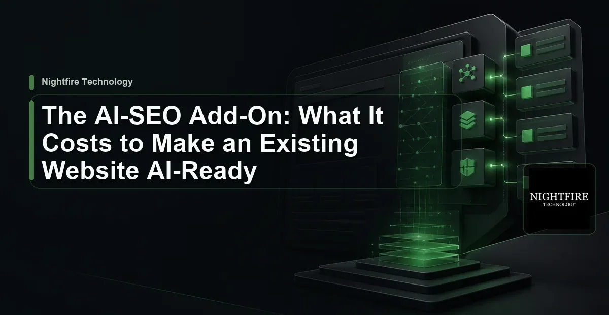 The AI-SEO Add-On: What It Costs to Make an Existing Website AI-Ready