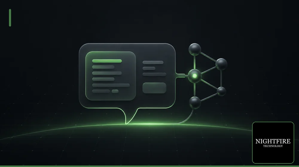 Abstract illustration representing the future of AI-driven web search and design